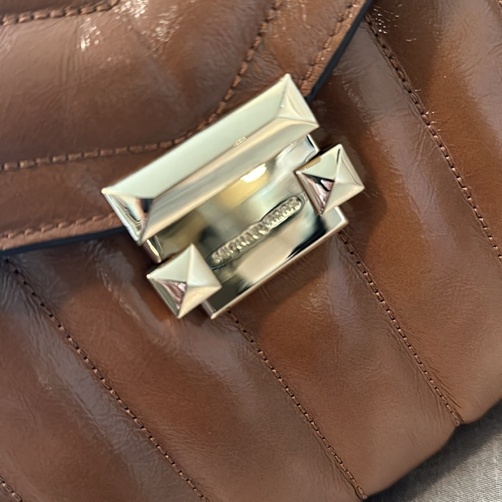 NWT Michael Kors Quilted Satchel - Picture 3 of 11